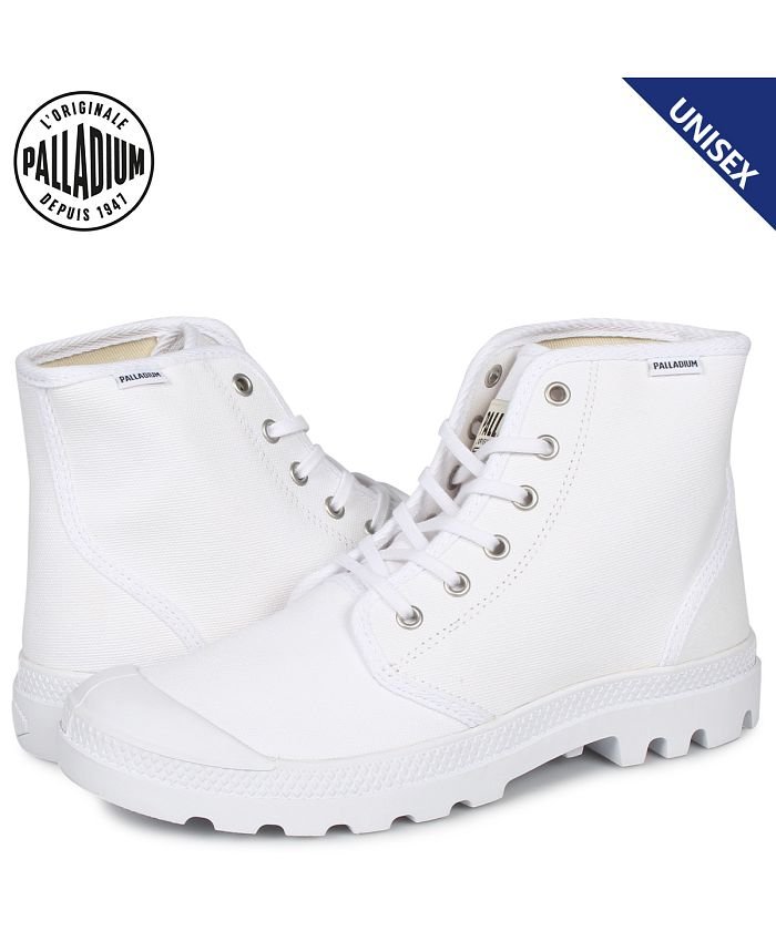 ＜マガシーク＞ スニークオンラインショップ パラディウム PALLADIUM パンパ ハイ オリジナーレ スニーカー メンズ レディース PAMPA HI ORIGINALE ホワイト 白 75349−1 ユニセックス その他 23 SNEAK ONLINE SHOP】