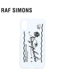 RAFSIMONS/ラフ シモンズ RAF SIMONS iPhone XS X ケース スマホ 携帯 アイフォン メンズ レディース IPHONE CASE ホワイト 白 192/503017640