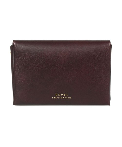 REVEL(レヴェル)/レヴェル REVEL カードケース メンズ レディース CARD CASE ブラック グレー ネイビー キャメル バーガンディ ブルー 黒 R304/バーガンディ