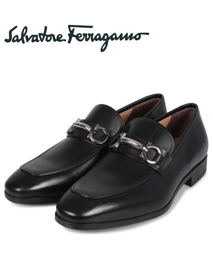  スニークオンラインショップ サルヴァトーレ フェラガモ Salvatore Ferragamo メンズ ビットローファー モカシン シューズ BENFORD ブラック ユニセックス その他 7.0（26.55-26.9） SNEAK ONLINE SHOP】