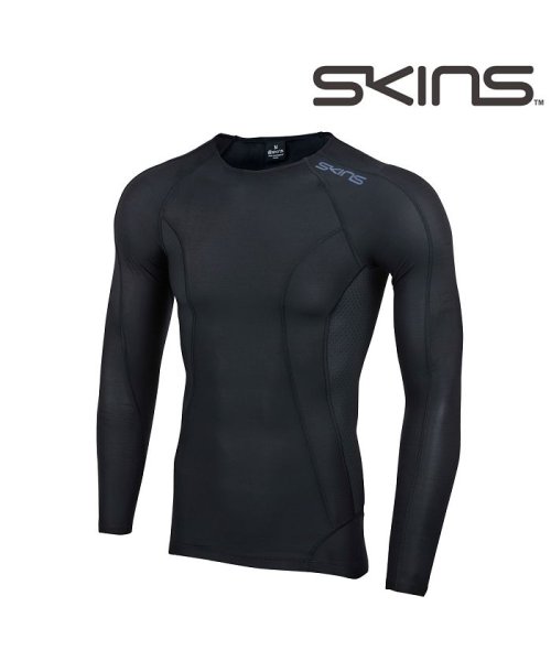 SKINS(スキンズ)/スキンズ SKINS メンズ ロングスリーブトップ DNAMIC ブラック DA05059033/ブラック