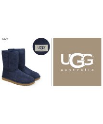 UGG(UGG)/UGG アグ ムートンブーツ メンズ クラシック ショート MENS CLASSIC SHORT 5800 シープスキン/ネイビー