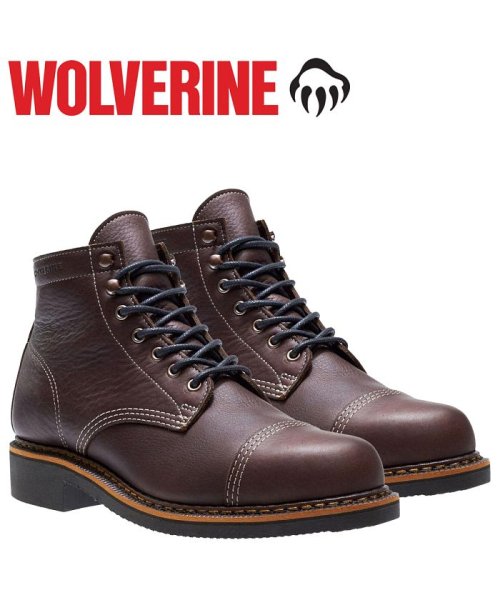 セール ウルヴァリン Wolverine ブーツ メンズ Jenson Boot Waterproof Dワイズ W ワークブーツ ブラウン ウルヴァリン Wolverine Magaseek