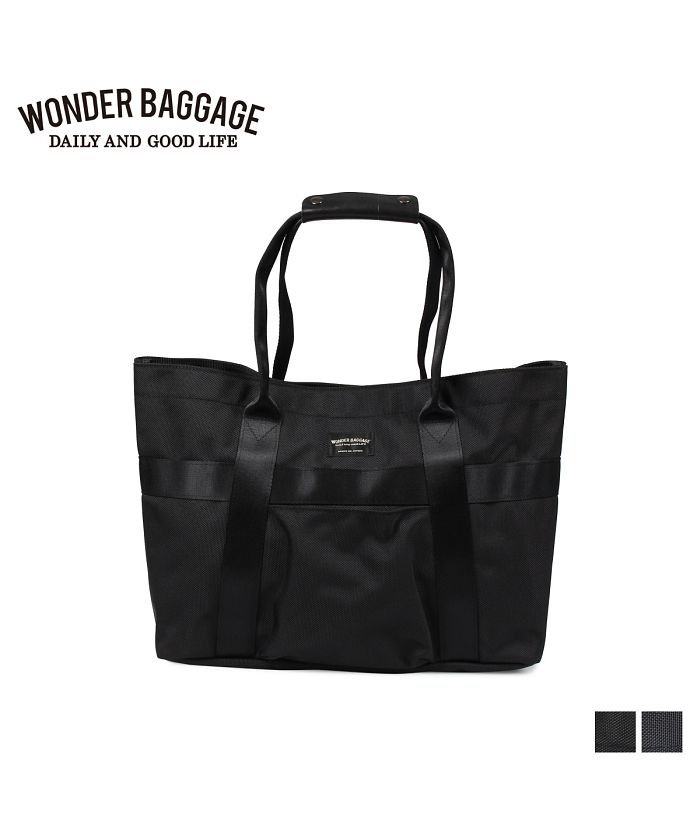  スニークオンラインショップ ワンダーバゲージ WONDER BAGGAGE トートバッグ バッグ グッドマンズ メンズ レディース GOODMANS LIGHT TOTE ブラック ネイビ ユニセックス ブラック ワンサイズ SNEAK ONLINE SHOP】