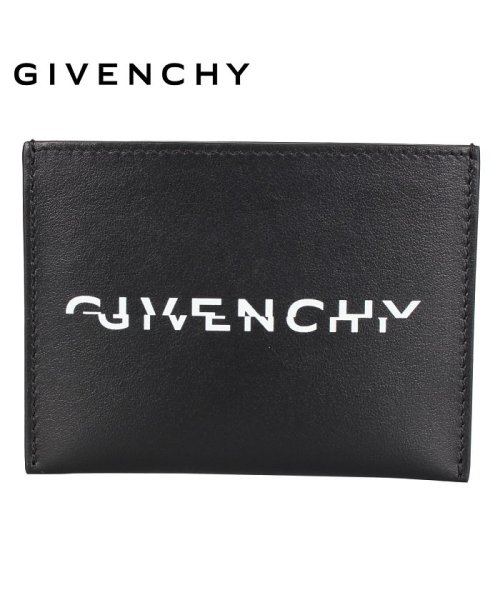 GIVENCHY(ジバンシィ)/ジバンシィ GIVENCHY パスケース カードケース ID 定期入れ メンズ SPLIT LOGO CARD HOLDER ブラック 黒 BK6003'/ホワイト