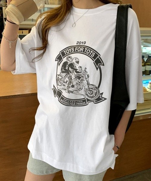 セール Naning9 ナンニング Motorcycle半袖tシャツ Tシャツ プリント オーバーサイズ メンズ レディース トップス 半袖 ナンニング Naning9 Magaseek セール Naning9 ナンニング Motorcycle半袖tシャツ Tシャツ プリント オーバーサイズ メンズ レディース トップス 半袖 ナンニング Naning9 Magaseek