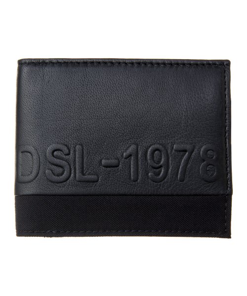 DIESEL(ディーゼル)/【メンズ】DIESEL　X06737 PR253　二つ折り財布/ブラック