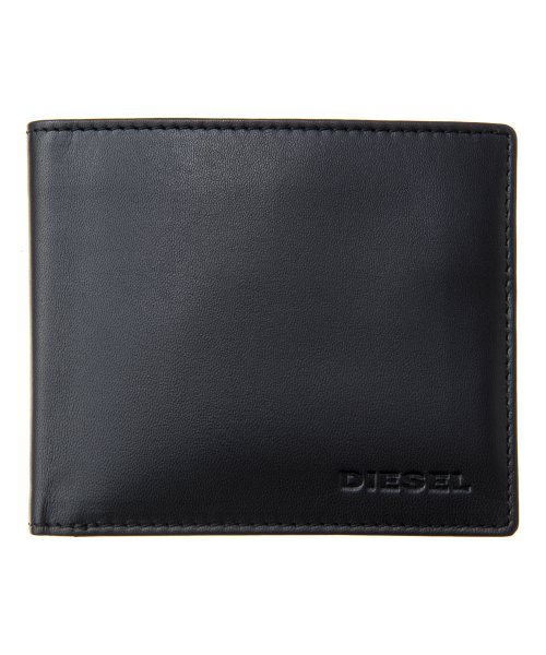 DIESEL(ディーゼル)/【メンズ】DIESEL　X06751 PR013　二つ折り財布/ブラック