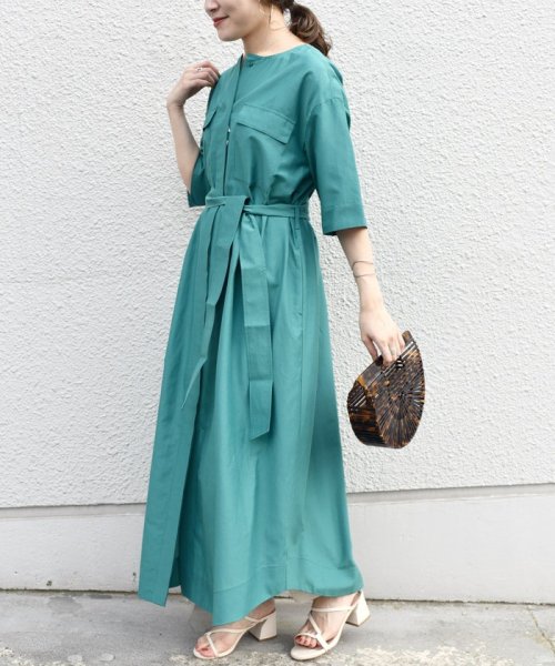 セール 45 Off コットンシルクポケットワンピース シップス ウィメン Ships Women Magaseek