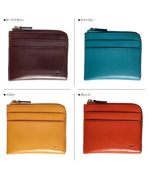 イルブセット Il Bussetto 財布 ミニ財布 メンズ レディース L字ファスナー 本革 Zip Wallet ブラック ネイビー ナチュラル ブラウン イルブセット Ilbussetto Magaseek