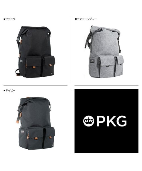 Pkg ピーケージー バッグ リュック バックパック メンズ レディース 22l Concord ブラック グレー チャコールグレー 黒 Lb01p2 ピーケージー Pkg Magaseek
