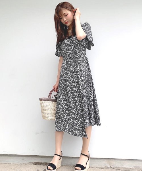 セール 小花柄カシクールワンピース ミッシュマッシュ Misch Masch Magaseek