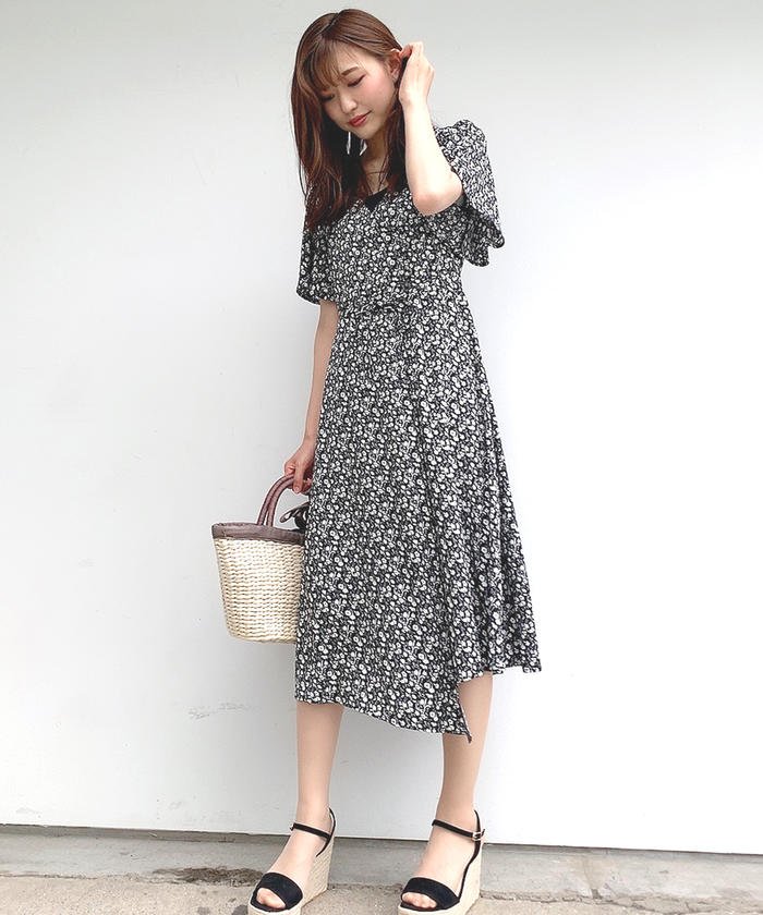 セール 小花柄カシクールワンピース ミッシュマッシュ Misch Masch Magaseek セール 小花柄カシクールワンピース ミッシュマッシュ Misch Masch Magaseek