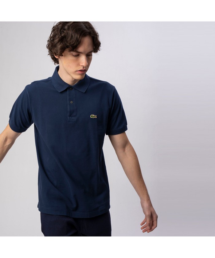 新作揃え LACOSTE ラコステ 【L】 ブラウン チャコール ポロシャツ ビンテージ - ポロシャツ