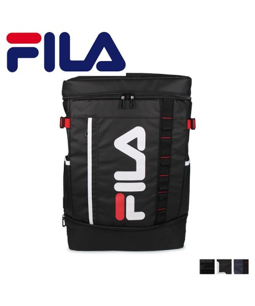 FILA(フィラ)/FILA フィラ リュック バッグ バックパック メンズ レディース 30L BAG PACK ブラック ネイビー 黒 7572/ブラック系1
