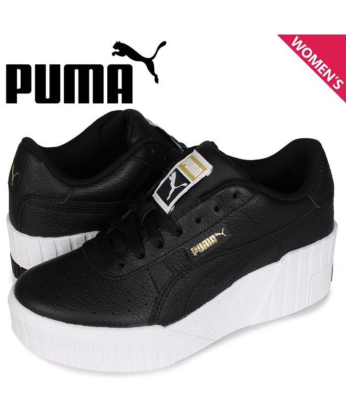  スニークオンラインショップ プーマ PUMA カリ ウェッジ スニーカー レディース 厚底 CALI WEDGE ブラック 黒 373438 レディース その他 US7.5-24.0 SNEAK ONLINE SHOP】