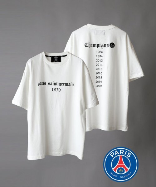 セール Paris Saintgermain Paris Saint Germain Paris Saint Germain パリサンジェルマン Champi9n Logo Tシャツ Magaseek