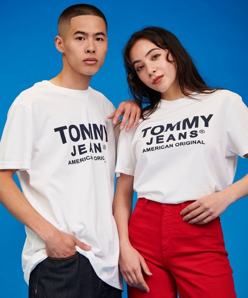 セール】【WEB限定】TOMMY JEANS ロゴ Tシャツ(503353761) | トミー 