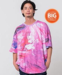 CavariA(キャバリア)/CavariA【キャバリア】デザインが選べる総柄プリント半袖ビッグTシャツ/その他系7