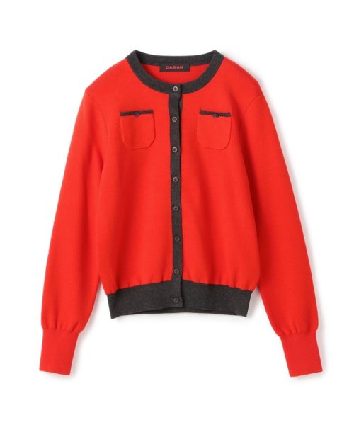 Tvドラマ着用 Caban コットンカシミヤ バイカラークルーネックカーディガン Caban Caban Magaseek