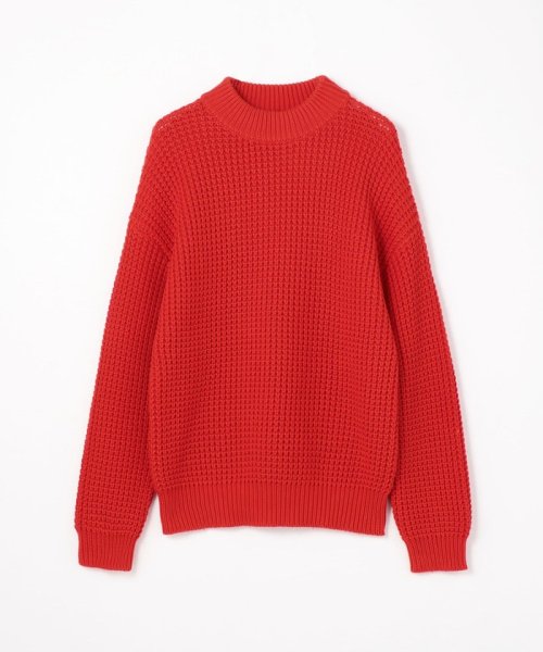 Caban コットンカシミヤワッフル クルーネックプルオーバー Caban Caban Magaseek Caban コットンカシミヤワッフル クルーネックプルオーバー Caban Caban Magaseek