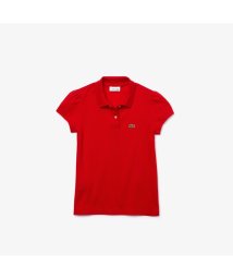 LACOSTE KIDS(ラコステ　キッズ)/GIRLS スカラップカラー ミニピケポロシャツ/レッド系その他