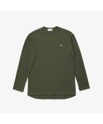 30%OFF！＜マガシーク＞ ラコステ ワッフルクルーネックロングTshirt メンズ グリーン 2（日本サイズS） LACOSTE】 セール開催中】