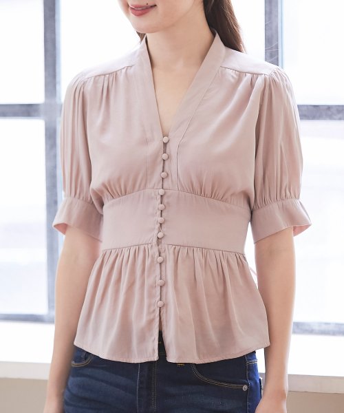 田中みな実さん着用 美人百花10月号掲載 後ろりぼん付きペプラムブラウス トッコクローゼット Tocco Closet Magaseek 田中みな実さん着用 美人百花10月号掲載 後ろりぼん付きペプラムブラウス トッコクローゼット Tocco Closet Magaseek