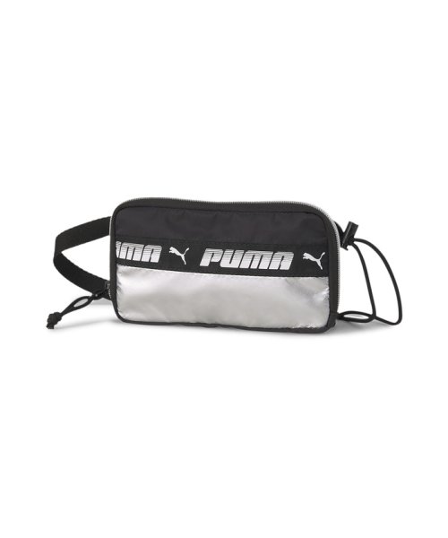 PUMA(PUMA)/プライム スリング ウィメンズ ポーチ マイル ライダー 0.5L/PUMABLACK-SILVER