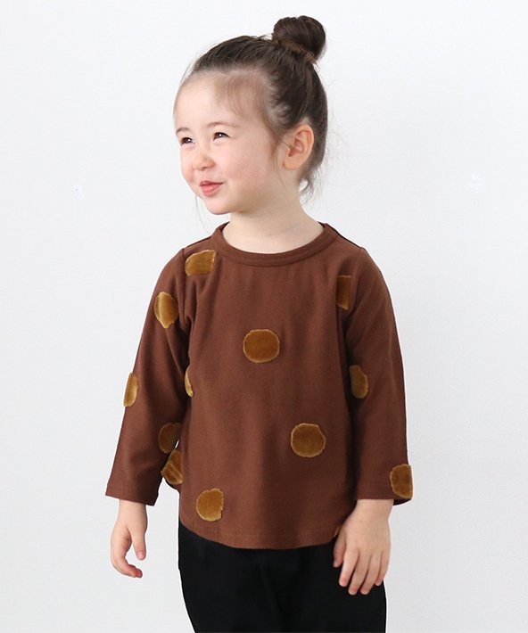 セール ポコポコドット天竺 長袖 Tシャツ クオティ ユース フィス Quoti Use Fith Magaseek