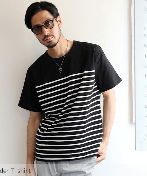 パネルボーダーtシャツ マエストーソ Maestoso Magaseek パネルボーダーtシャツ マエストーソ Maestoso Magaseek