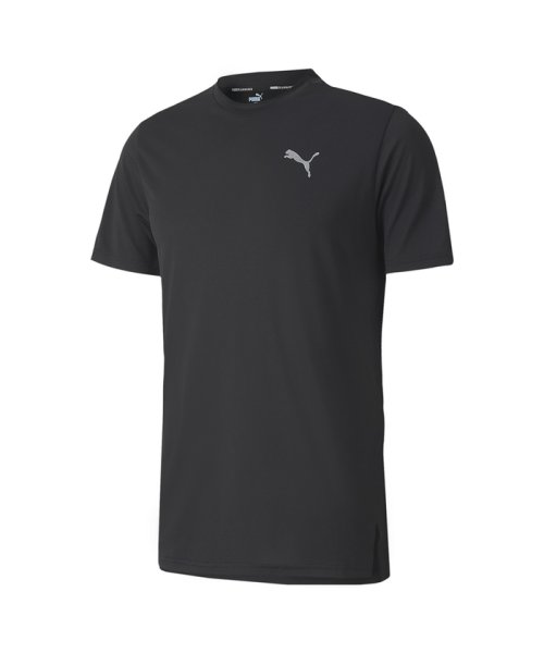 PUMA(プーマ)/ランニング ライト レイザーカット 半袖 Tシャツ/PUMABLACK