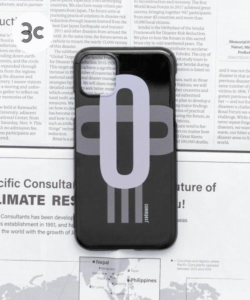 URBAN RESEARCH DOORS(アーバンリサーチドアーズ)/commpost　iPhoneXI CASE moji/BLACK