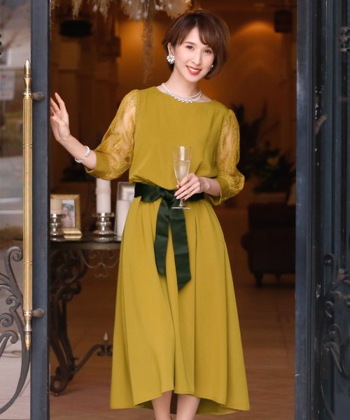 安心発送 レース リボン ロングスカート 結婚式ワンピース 同窓会 成人式 セレモニー大きいサイズ対応フォーマルパーティードレス ワンピース ドレス Www Clan B Eu