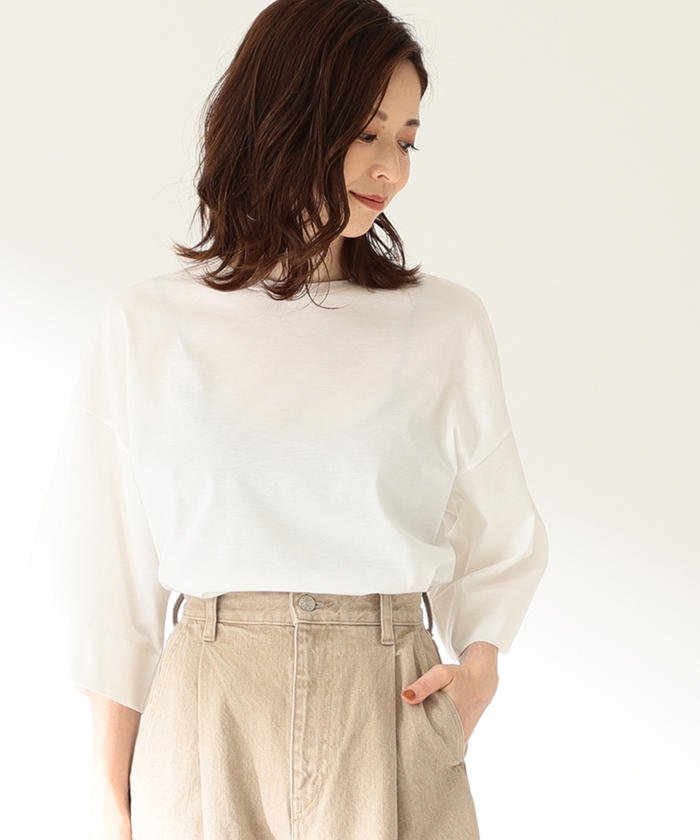50%OFF！＜マガシーク＞ ビームス アウトレット Demi−Luxe BEAMS / ビッグスリーブ プルオーバー レディース OFF_WHT ONESIZE BEAMS OUTLET】 セール開催中】