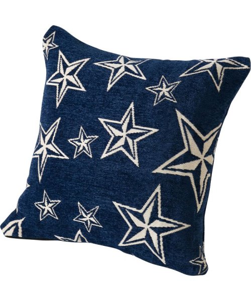 BRID(ブリッド)/STAR CUSHION COVER 45×45/ネイビー