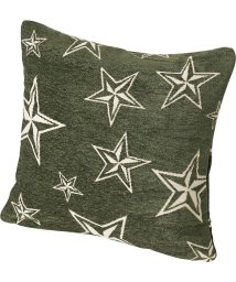 BRID(ブリッド)/STAR CUSHION COVER 45×45/カーキ系