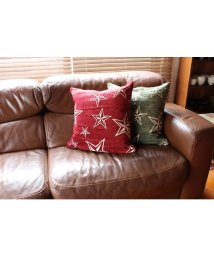 BRID(ブリッド)/STAR CUSHION COVER 45×45/レッド系