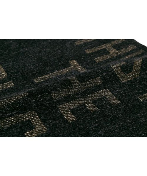 BRID(ブリッド)/THIS IS THE W/B FRINGE RUG 90×130/ブラック