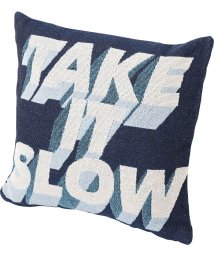 BRID(ブリッド)/FREAKGRAFFITI CUSHION COVER TAKE IT SLOW 45×45/ネイビー