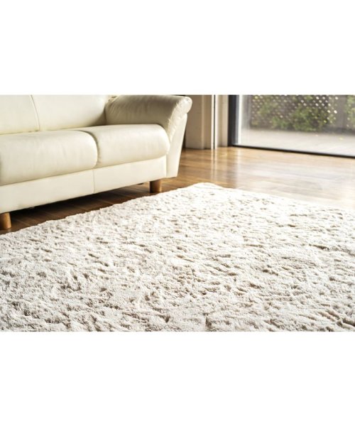 BRID(ブリッド)/SECTION COLOR RUG 140×200/WH/PK