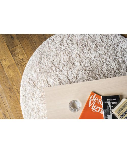 BRID(ブリッド)/SECTION COLOR RUG Φ150/WH/PK