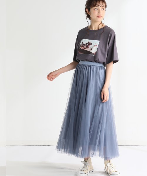 チュールロングスカート ハニーズ Honeys Magaseek