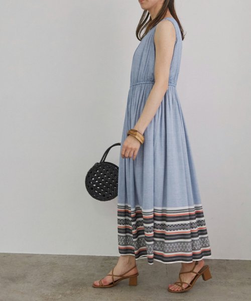 セール 店舗限定 ストールファブリックノースリーブワンピース ロペ Rope Magaseek