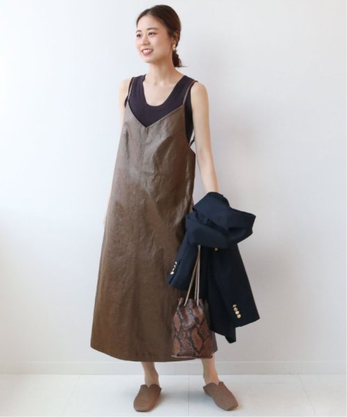 ヴィーガンレザー キャミワンピース ジャーナルスタンダード レリューム Journal Standard Relume Magaseek