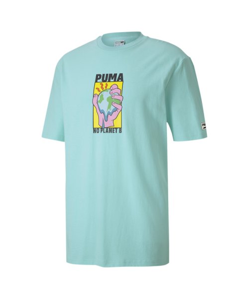 PUMA(PUMA)/ダウンタウン DOWNTOWN グラフィック 半袖 Tシャツ/ARUBABLUE