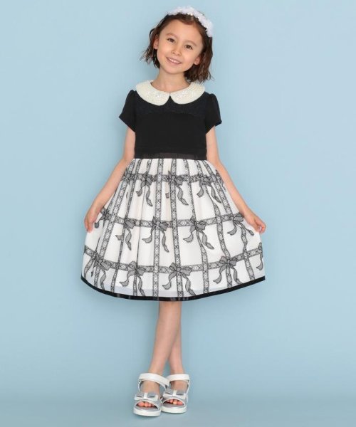 セール 150 160cm リボンレースドレス ワンピース 組曲kids Kumikyoku Kids Magaseek