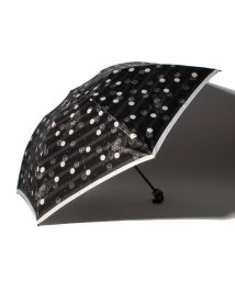 LANVIN en Bleu(umbrella)(ランバンオンブルー（傘）)/LANVIN en Bleu 折りたたみ傘 ”マーガレット”/ブラック