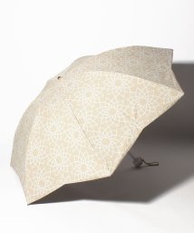 FURLA(フルラ)/FURLA 晴雨兼用折りたたみ傘 "フラワー捺染 刺繍”/キャメル