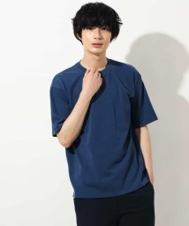 a.v.v (MEN)(アー・ヴェ・ヴェメンズ)/【抗菌防臭】ウールブレンドクルーネックカットソー[WEB限定サイズ]/ライトブルー